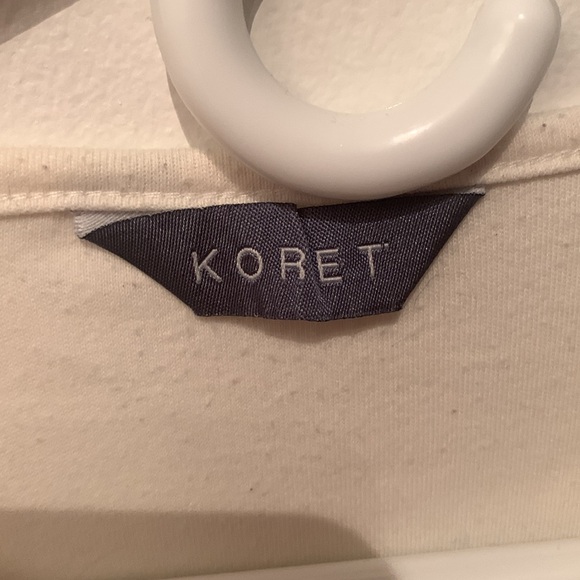 Beautiful Ornate Koret cream sweater with gorgeous embroidery 60/40 blend SZ S - Picture 3 of 7